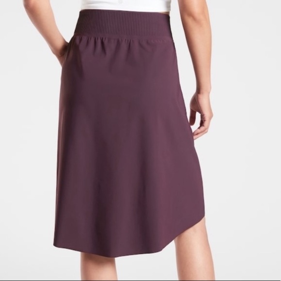 ATHLETA HIGH RISE COSMIC SKIRT-AGATE PURPLE-NWOT-S - Picture 4 of 14